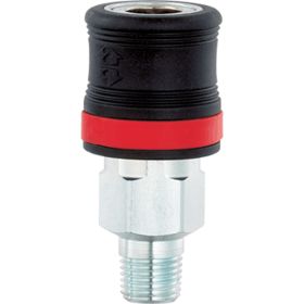 AS71EM XF-Euro Safety Coupling Male Thread R 3/8