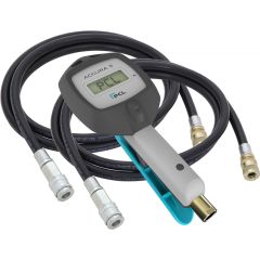 DAC5A01 ACCURA 5 Inflator 3-319 psi - 2m Hose with 8v1 Screw-On Connector & 2m Hose with 12v1 Screw-On Connector